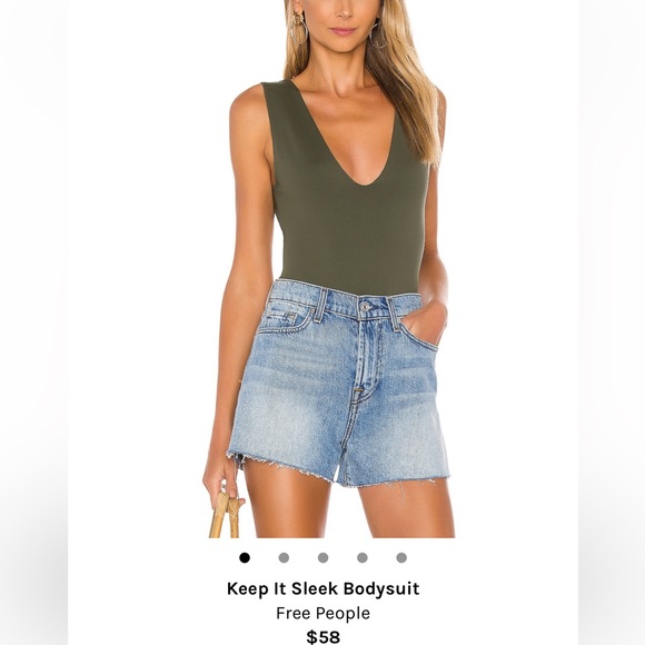 Free People Keep It Sleek Bodysuit - Picture 1 of 7